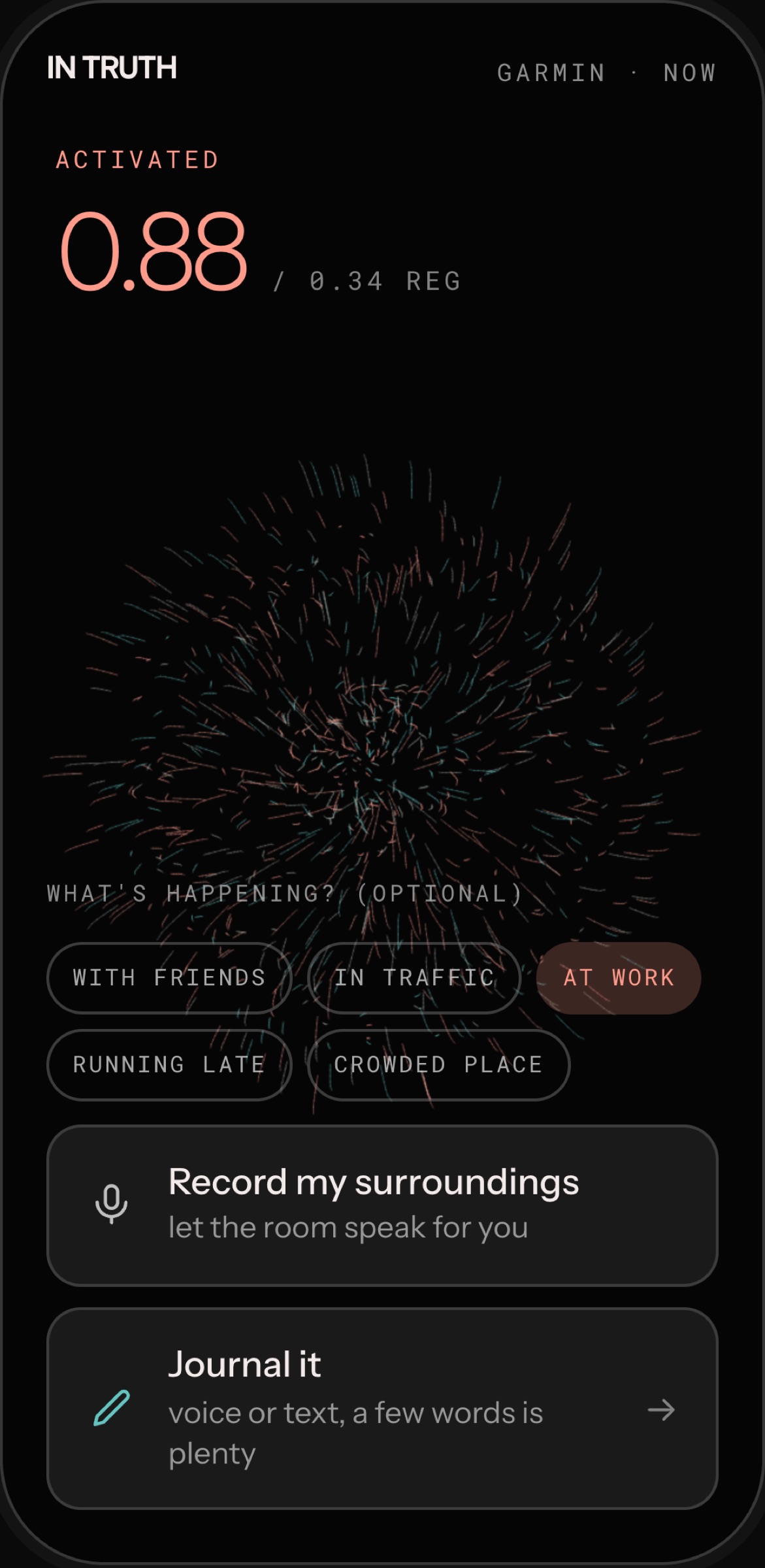 Now screen, stressed